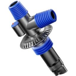 INF Raccord en T étendu pour siphon de machine à laver - Anti-odeur et anti-débordement Bleu