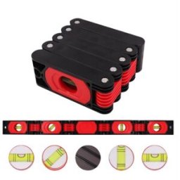 INF Niveau Pliable Multifonction Portable à Cinq Volets - Règle d'Angle Pliable de Haute Précision