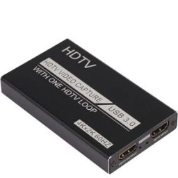 INF Carte d'acquisition vidéo USB 3.0 4K HDMI - Enregistrez et diffusez vos jeux et vidéos en direct