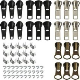 INF Kit 84 pièces de tirettes métalliques multicolores pour réparations rapides et remplacements