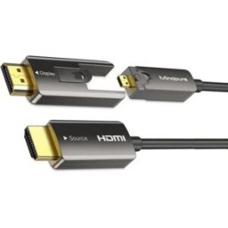 INF Câble optique HDMI 2.1 vers HDMI Micro 8K, 48Gbps, 60 hz, Dynamic HDR, 10/20 m 10 m