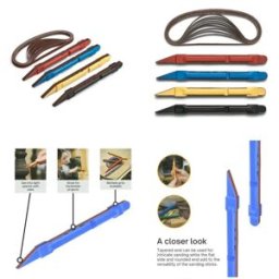 INF Kit de Polissage de Frettes de Guitare - Inclut 4 Stylos de Ponçage et 20 Bandes de Ponçage pour l'Entretien de la Touche