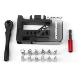 INF Clé à Cliquet Pliante - Kit de Réparation Vélo Portable pour VTT & Vélos de Route