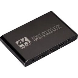 INF Carte d'acquisition vidéo HDMI double voie 4K60Hz pour streaming et enregistrement