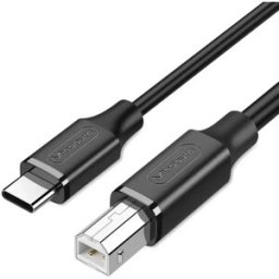 INF Câble d'imprimante USB 2.0 Type-C vers USB-B, 100 cm noir, connexion prête à l'emploi