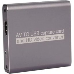 INF Carte d'acquisition vidéo analogique USB grise - Convertissez vos anciennes vidéos en numérique