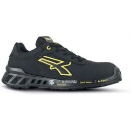 U-power Chaussures De Sécurité Bart Black / Yellow EU 39