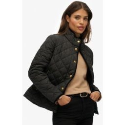 Superdry Femme Veste Liner Estate Country Black Taille: 36
