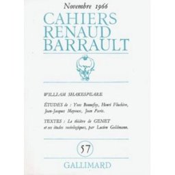 cahiers renaud-barrault, numéro 57 : williams shakespeare collectif gallimard