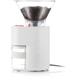 BODUM Broyeur À Café Électrique Bistro Blanc
