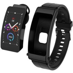 Montre Connectée Avec Écouteur Amovible Appels Bluetooth Ip67 Noir Yonis