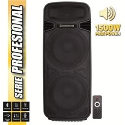 NONE Coolsound Pro 500 Enceinte Bluetooth Auto-alimentée 1500w 2x15" 450w Rms - Entrée Usb, Sd, Micro.