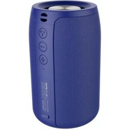 Enceinte Bluetooth Camouflage Hifi Bass 5w Sans Fil Usb Aux Longue Autonomie Bleu Yonis