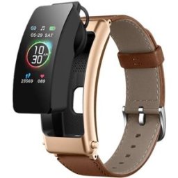 Montre Connectée Avec Écouteur Amovible Appels Bluetooth Étanche Au Quotidien Marron Yonis
