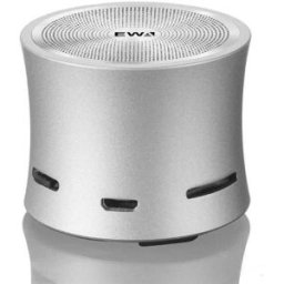 Mini Enceinte Bluetooth Portable Haut-parleur Métallique Usb Mp3 Son Pure Super Bass Argent Yonis