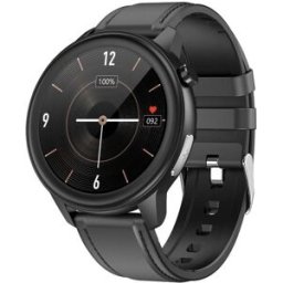 Montre Connectée Étanche Ip68 1.3 Pouces Tft Couleur Supporte Surveillance Oxygène Sanguin Et Température Corporelle Noir Yonis