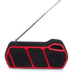 Enceinte Bluetooth Portable Tws Fm Usb Tf Autonomie 5h Son Puissant 6w Rouge Yonis