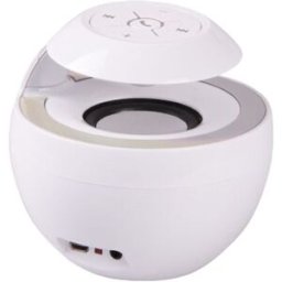 Enceinte Nomade Bluetooth Sans Fil Kit Main Libre Led Usb Jack Universelle Blanc Yonis