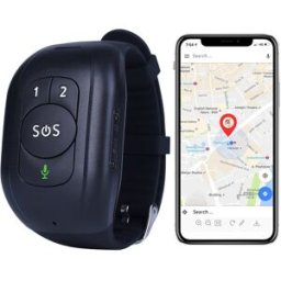Montres Gps 4g Sos Traceur Pour Sénior Suivi Santé Et Sécurité Noir Yonis
