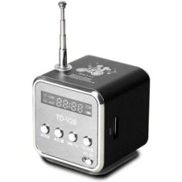 Enceinte Portable Bluetooth Fm Usb Sd Tf Mp3 Puissante Compacte Noir Yonis