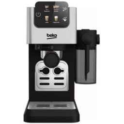 Machine À Espresso Manuelle Beko Cep5304x 15 Bar Touchscreen Carafe À Lait 1,1 L Inox 20,5x42,5x31