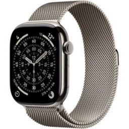 Montre Apple Watch Series 11 Titane Naturel Milanese Loop S/m 46 Mm Apple