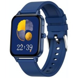 Montre Connectée Ip68 Étanche Écran Tactile Ips 1.69' Moniteur Santé Bluetooth Bleu Yonis