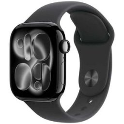 Watch Series 11 Gps 42 Mm Aluminium Jet Black Noir M/l Apple