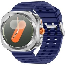 Montre Connectée Écran Couleur 1.46' Appels Bluetooth Santé 20 Jours Autonomie Bleu Yonis
