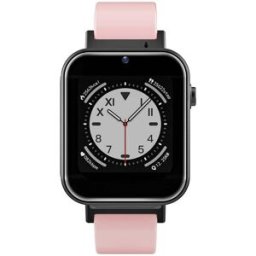 Montre Connectée 4g Android 9.1 Gps 64go Écran Ips 1.75' Vidéo Et Appels Rose Yonis