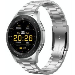 Montre Connectée Ip67 Étanche Écran Tactile Moniteur D'oxygène Et Appels Bluetooth Argent Yonis