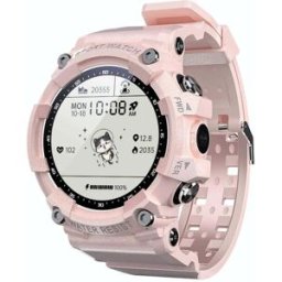 Montre Connectée Sportive Bluetooth Appels Et Fitness Écran Tft Tactile Rose Yonis