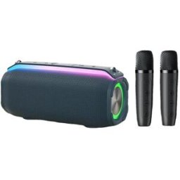 Enceinte Bluetooth Portable 20w Tws Son Hd Micro Double Bleu Yonis