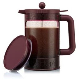 Cafetière Bean Set 1,5 L Verre Rouge 24 X 13 X 20 Cm Bodum