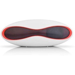 Enceinte Bluetooth Rugby 3d Stéréo Mini Avec Radio Mp3 Et Slot Tf Blanc Yonis