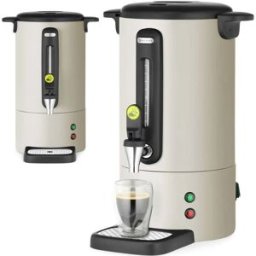 HENDI Cafetière Avec Robinet Et Bac D'égouttage 7 L 1050 W - Gris Clair