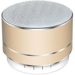 Enceinte Bluetooth Mini A10 Métal Son Puissant Usb 3w Autonomie 10m Or Yonis