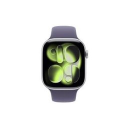 Watch Apple Watch Series 11 Gps + Cellular 46mm Boitier En Aluminium Argent Avec Bracelet Sport Brume Violette M L