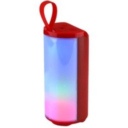 Enceinte Bluetooth Portable Étanche Stéréo 3d Aux Fm Tf Usb Rouge Yonis