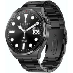 Montre Connectée Élégante Écran Tft 1.36' Bluetooth Appels Et Suivi Santé Noir Yonis