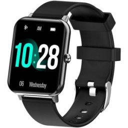 Montre Connectée Rose Ip67 Étanche Écran Tft 1.69' Moniteur Santé Noir Yonis
