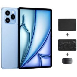 Tablette Tactile 10.1 Pouces 4g Lte Android 10 4 Go 32 Go Avec Clavier Souris Bleu Yonis