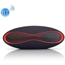 Enceinte Bluetooth Rugby 3d Stéréo Mini Avec Radio Mp3 Et Slot Tf Noir Yonis