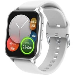 Montre Connectée Argentée Écran Ips 1.9 Pouces Appels Santé Étanche Ip67 Argent Yonis
