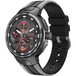 Montre Connectée Écran Couleur 1.55 Pouces Appels Bluetooth Et Suivi Cardiaque Gris Yonis