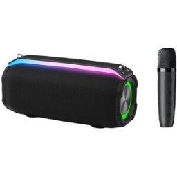 Enceinte Bluetooth Portable 20w Tws Son Hd Micro Intégré Autonomie 6h Design Unique Noir Yonis