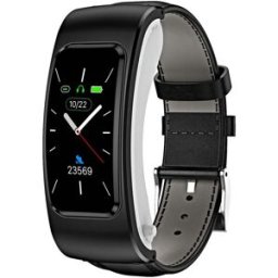 Montre Connectée Avec Écouteurs Amovibles Appels Bluetooth Résistante À L'eau Noir Yonis