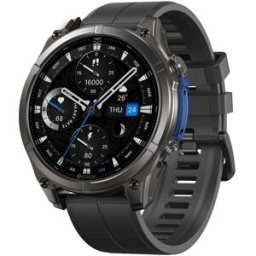 Montre Connectée Écran Amoled 1,43 Pouce Autonomie 30 Jours 5 Atm Ip69k Noir Yonis
