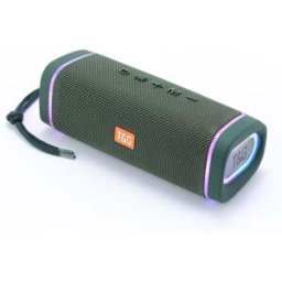 Enceinte Bluetooth Portable Led Rgb Sans Fil Subwoofer Puissant Longue Autonomie Vert Yonis