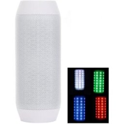 Enceinte Bluetooth Portable Avec Led Micro Et Compatibilité Universelle Blanc Yonis